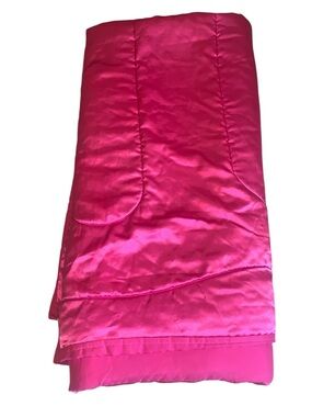 Springs Global Pink Satin Comforter Queen